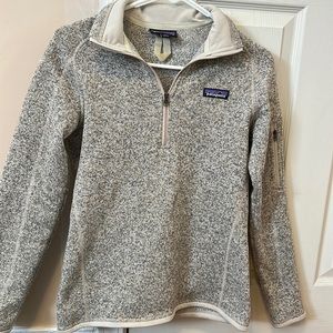 1/4 zip Patagonia sweater, XS